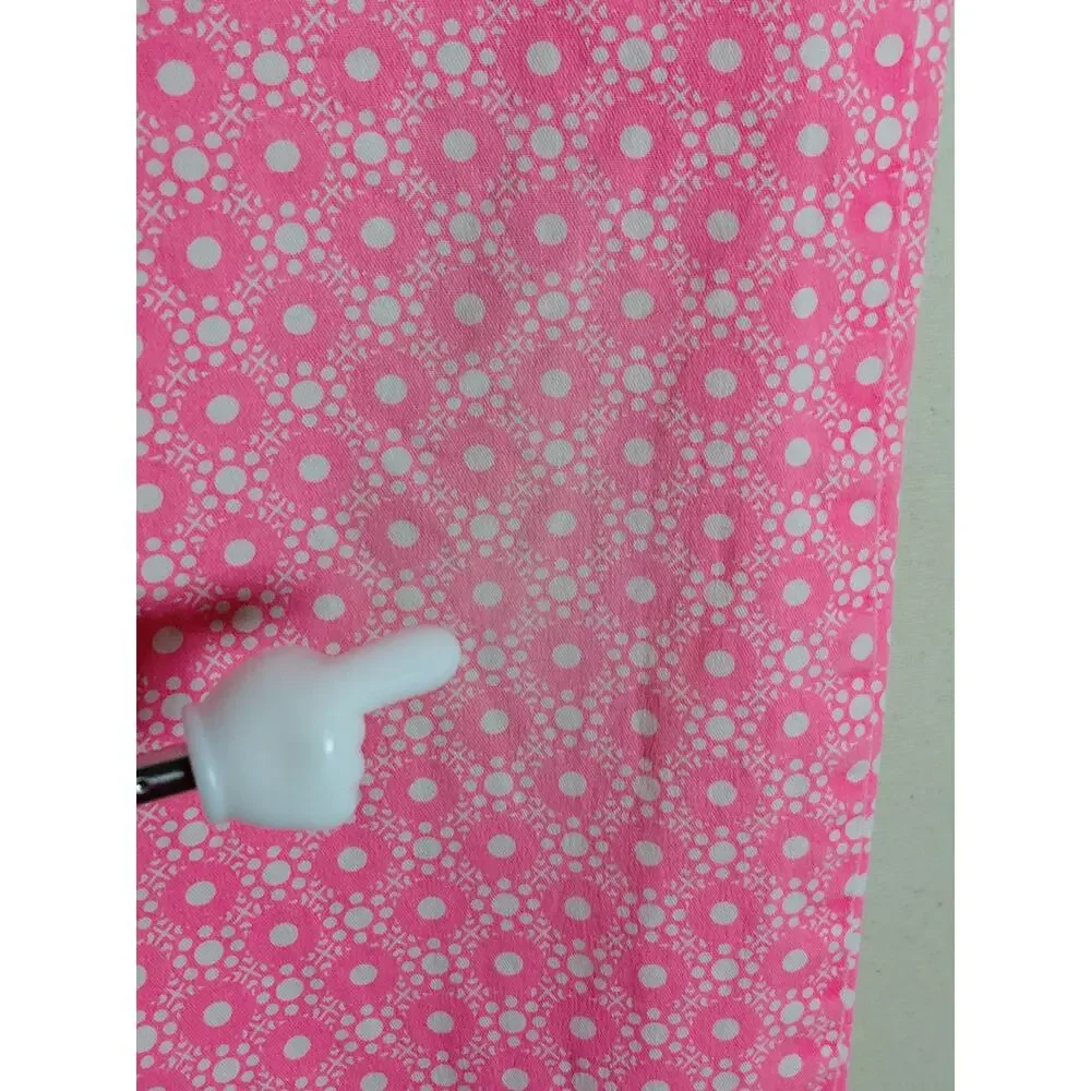 Old Navy Boyfriend Skinny Pink Floral Pants Women Size 12